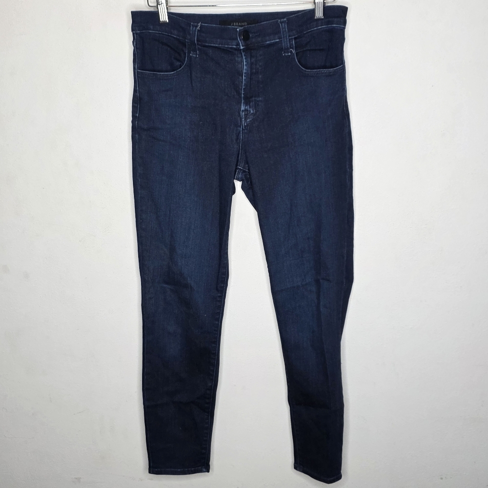 J. Brand‎ Dark Wash Blue Skinny Stretch Denim Jeans Women's Size 30